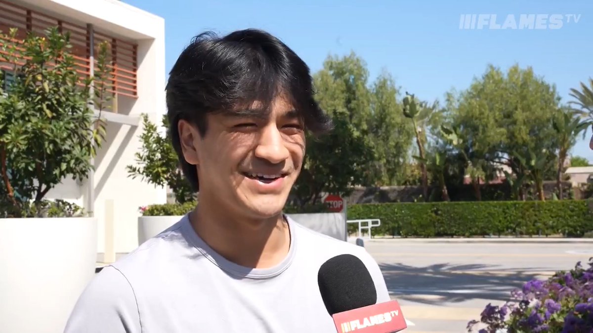 "Just excited to be around the guys and learn." Zayne Parekh checked in with #Flames TV to talk about his season in Saginaw and on being called up!