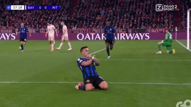 WAT EEN GOAL! 🥵 Lautaro Martínez schiet Inter met een juweel op 1-0 💫 #ZiggoSport #UCL #BAYINT