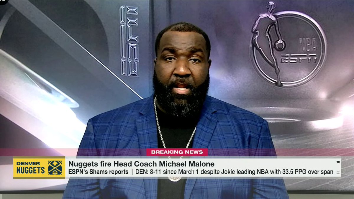 Do star players have a say in coaching decisions? 🤔 “[Michael Malone’s] firing doesn’t happen without the okay from Nikola Jokic.”—Kendrick Perkins 😯