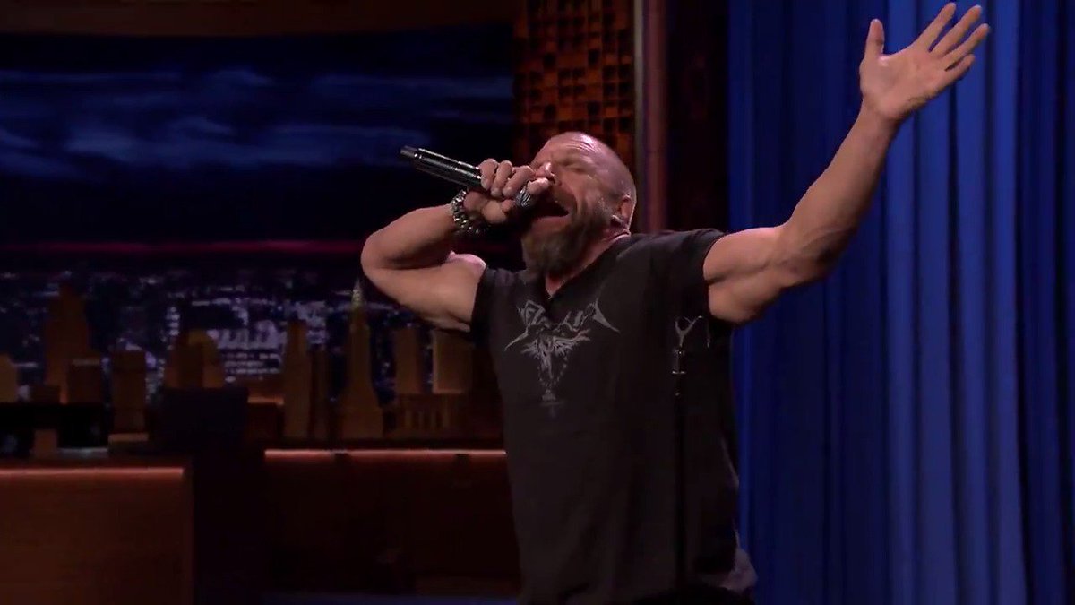 Triple H will be on tonight’s episode of Tonight Show with Jimmy Fallon. Here’s what happened last time he was on the show.