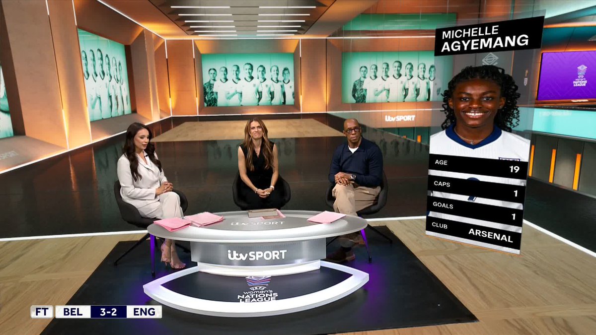Michelle Agyemang - remember the name ⭐️ #ITVFootball | #UWNL | Ian Wright | Seema Jaswal