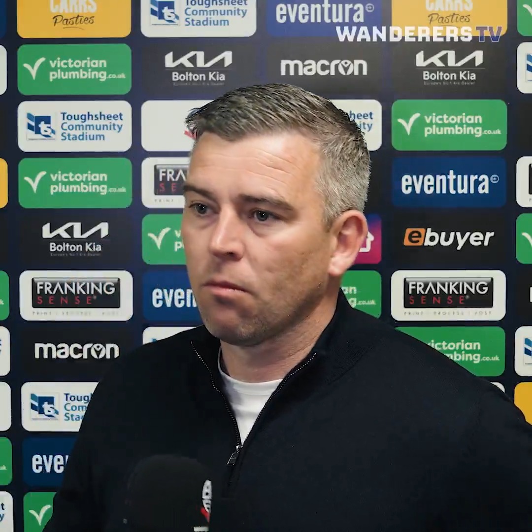 📺 Steven Schumacher's post-match reaction. #bwfc