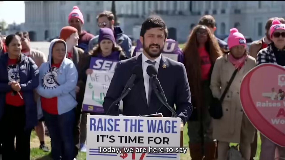 The federal minimum wage hasn't been raised in 15 years. For 15 years, rent has gone up. Groceries are more expensive. Utility bills are higher. For 15 years, corporations got bigger. Billionaires got richer. And working Americans got screwed. Americans deserve a raise.