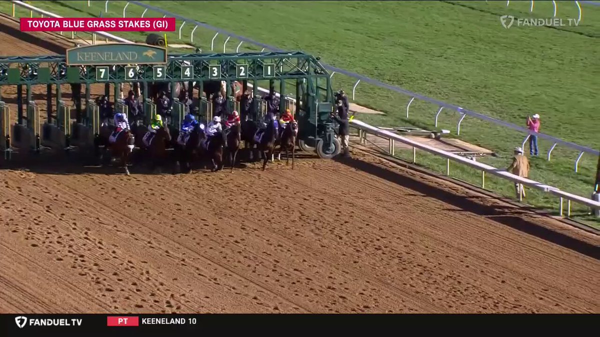 #3 BURNHAM SQUARE ($10.48) from last to first to win the $1.25 million Blue Grass Stakes (G1) at Keeneland Racing and secure his spot in the Kentucky Derby. The son of Liam's Map (Lane's End) was ridden by Brian Hernandez and is trained by @IanwilkesRacing.