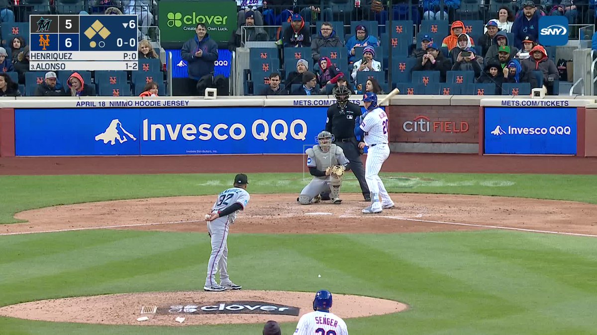 Gary Cohen was surprised that the Marlins brought the infield in with the bases loaded against Pete Alonso