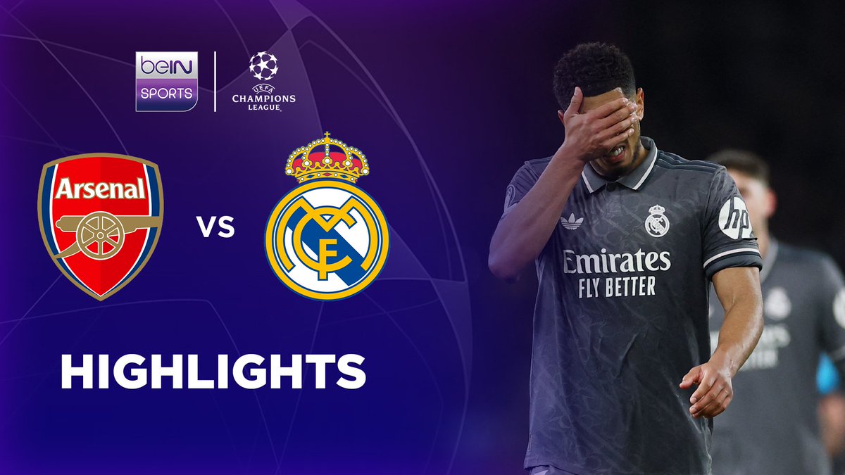 Sang juara bertahan, Real Madrid, justru hancur lebur di Emirates Stadium dalam Leg 1 Perempat Final Liga Champions. Gol dari Declan Rice dan Mikel Merino, serta kartu merah untuk Eduardo Camavinga yang menambah luka bagi para Madridista. Mampukah Madrid membalikkannya? #beINUCL