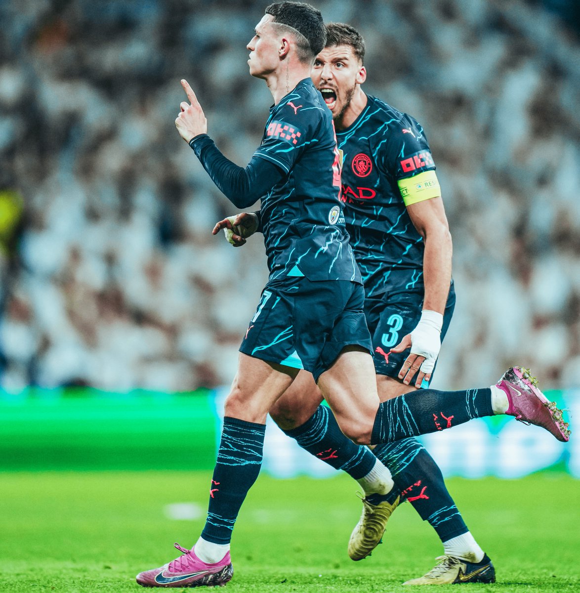 Philip Walter Foden. Santiago Bernabéu, Madrid. One year ago, today.