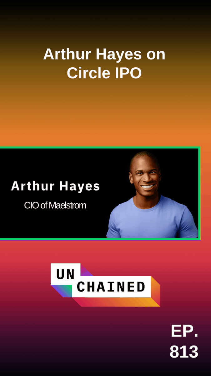 Circle recently filed for an IPO, but Maelstrom CIO Arthur Hayes isn’t impressed 😑 Listen to his spicy take on the announcement 🌶️ Listen now: