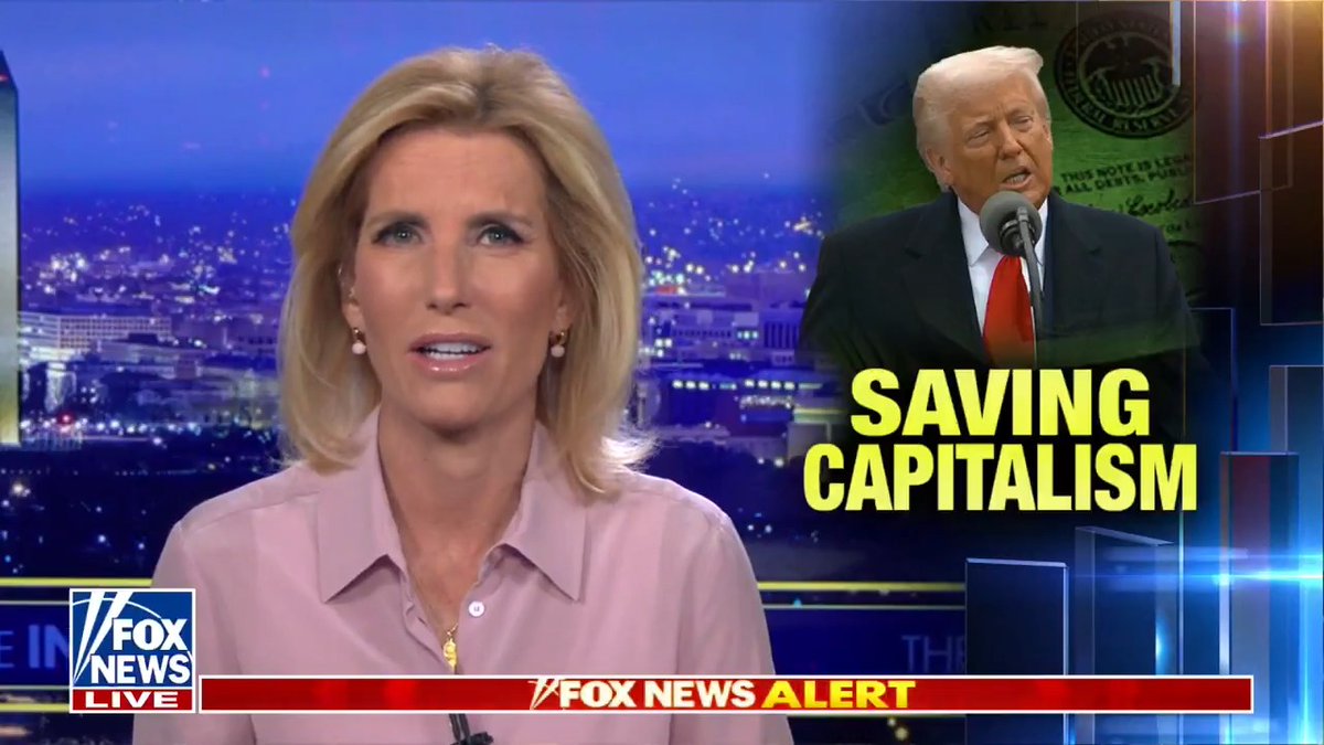 LAURA: “You can only save capitalism if the middle class still believes in it. If they’re told to work harder for less while foreign labor wins, why stay loyal? Republicans better wake up.”