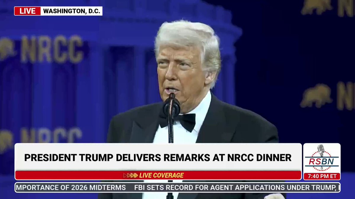 Trump on the midterms: "I really think we're helped a lot by the tariffs situation. It's great."