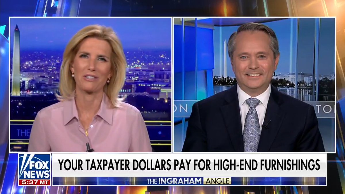 BILLIONS FOR EMPTY OFFICES John Hart: “We’re spending $4.6 billion on furniture—with no one in the office. That’s enough to buy 9.2 million American families a $500 kitchen table.” “Too much furniture means too many agencies. Time to downsize the administrative state.”