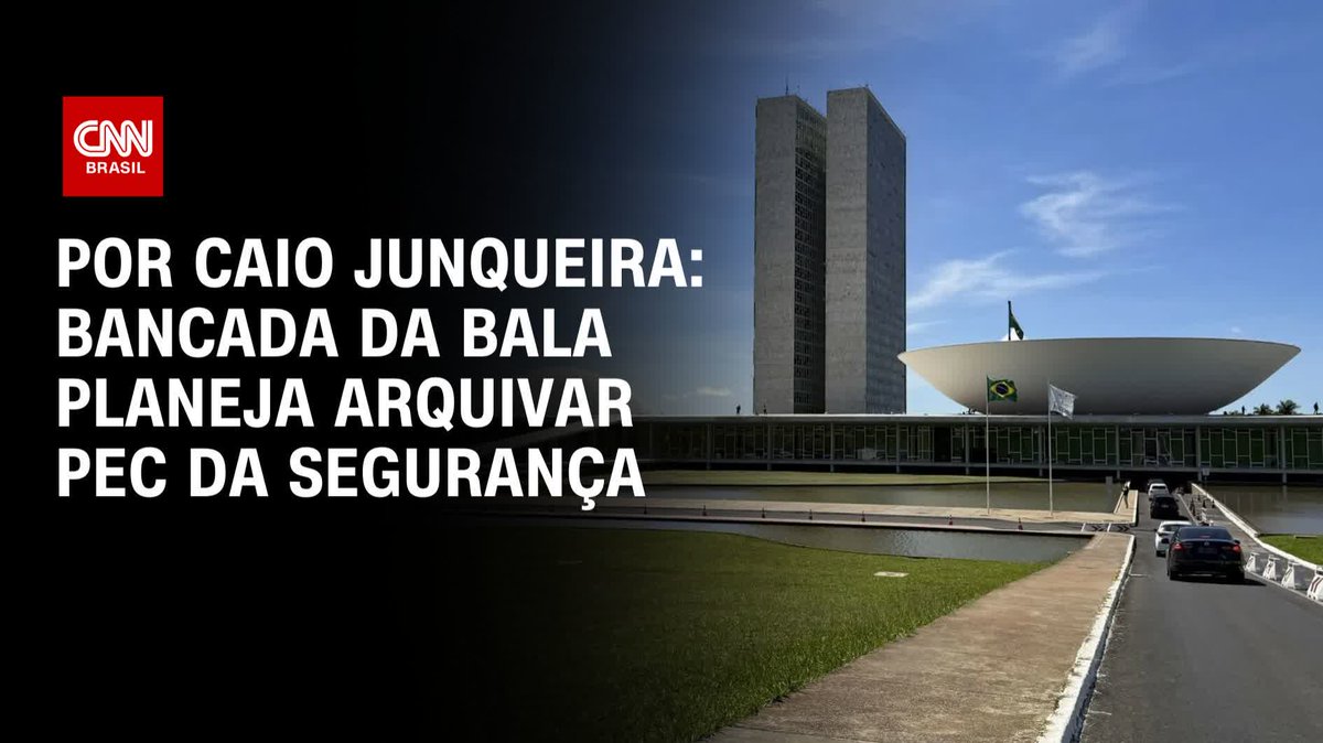 Por Caio Junqueira: Bancada da bala planeja arquivar PEC da Segurança; assista #CNNBrasil