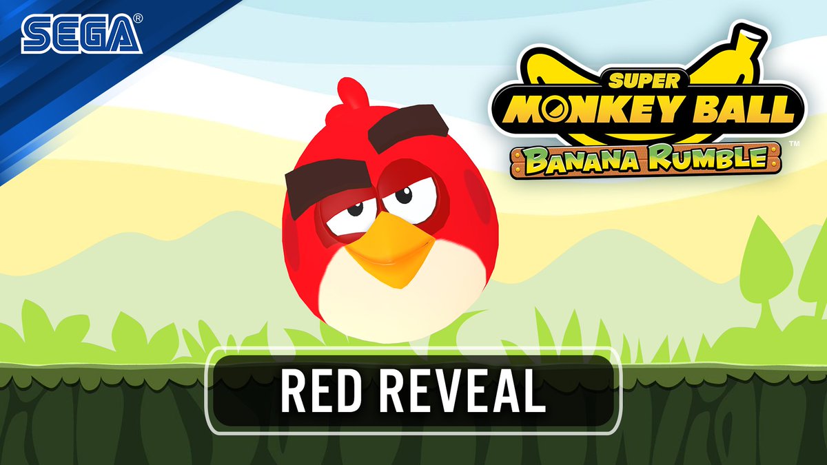 Seeing RED? ๐ก Get ready to fling into action as Red from Angry Birds! Now available as a paid character DLC in Super Monkey Ball Banana Rumble. Give the game a spin via the Adventure Mode demo on the Nintendo eShop!