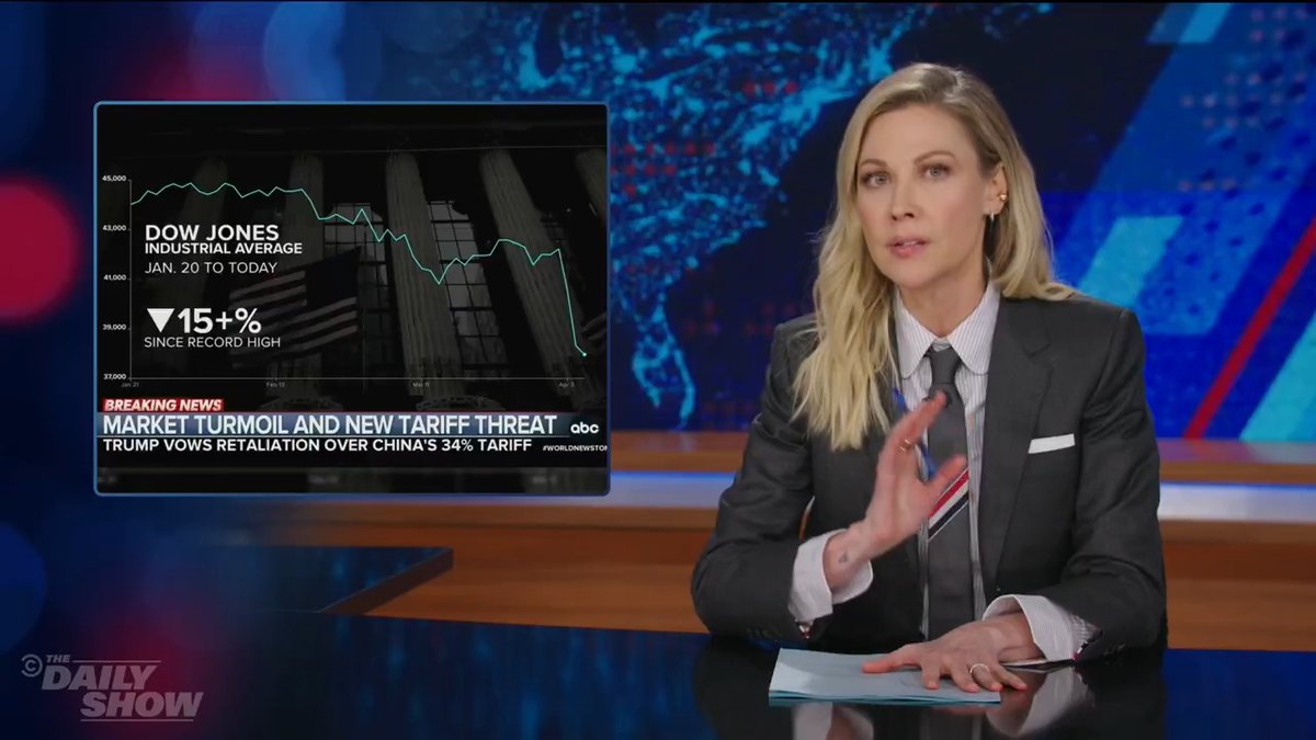 The top story on Fox News this week? "Don't look at the stock market"