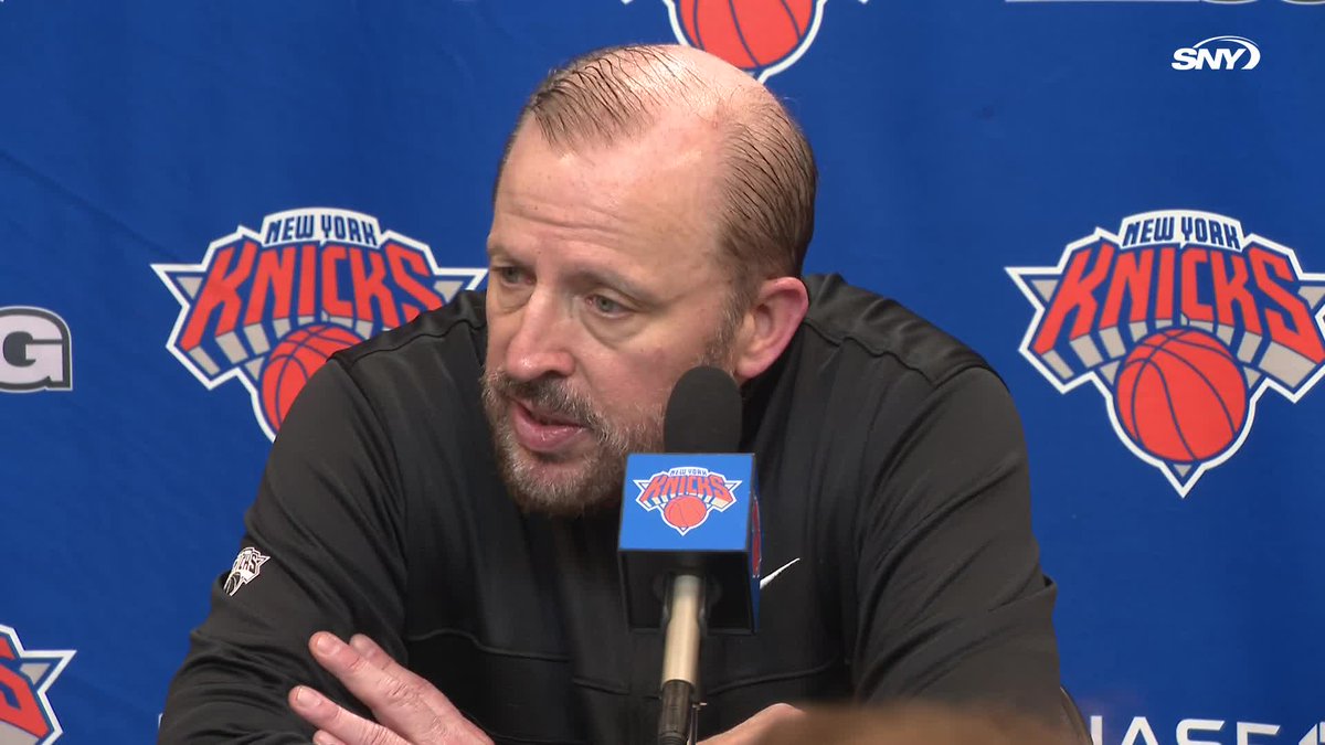 Tom Thibodeau was asked if he wanted the Knicks to foul at the end of regulation: "It's time and situation. They inbounded the ball quickly, he's coming at us and then if he's in the shooting motion, you're giving him the three shots. It wasn't off a dead ball situation."
