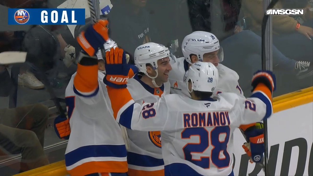 Kyle Palmieri with a beauty of a backhand! 💥