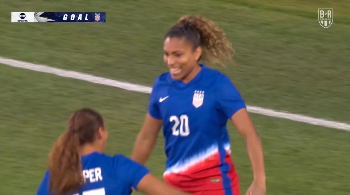 Cat Macario puts the USWNT ahead after all of 34 seconds ⚡ Watch USA vs. Brazil on TBS, truTV or Max 📺