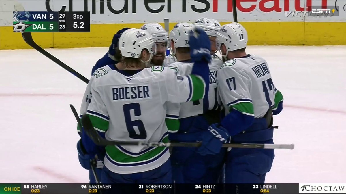 DOWN BUT NOT OUT 😤 THE CANUCKS SCORED THREE GOALS WITH A MINUTE LEFT THEN WON IN OT 😱