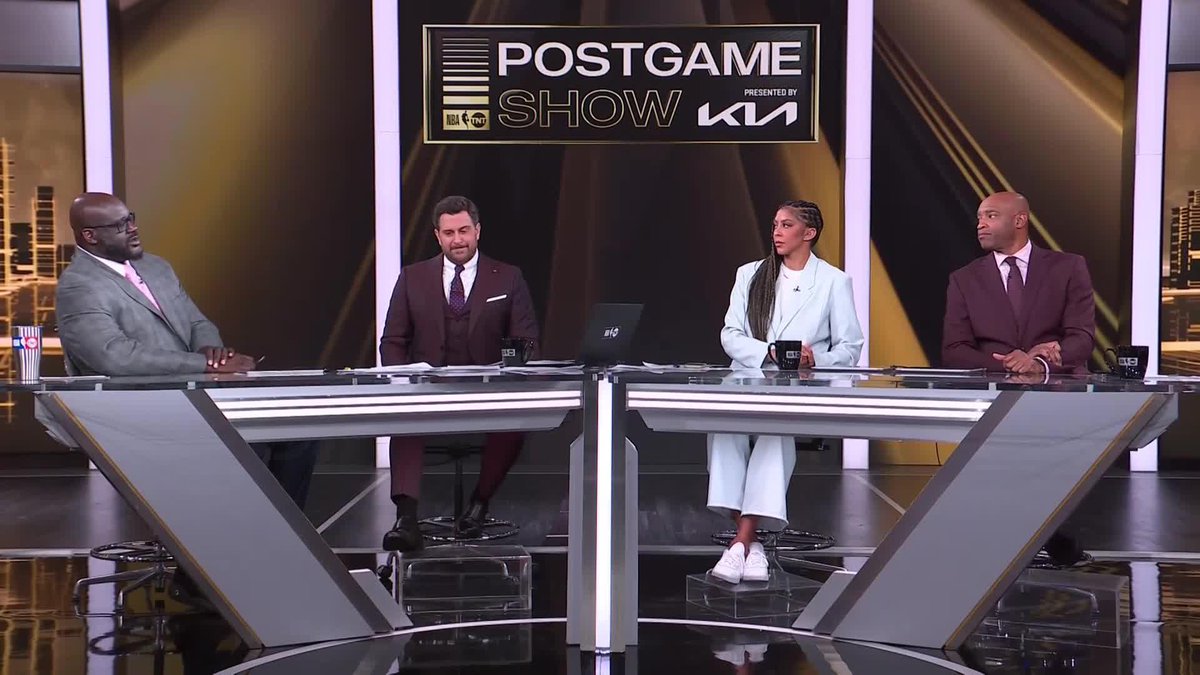 Shaq & the TNT crew react to Luka's ejection in OKC tonight