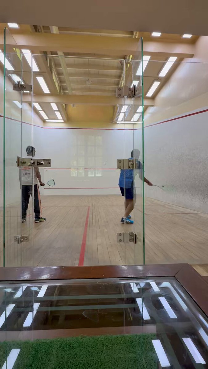 Testing my limits on the squash court, training for the next match in life. It’s about pressure, precision, and perseverance. I’m not just playing, I’m preparing for what’s next.
