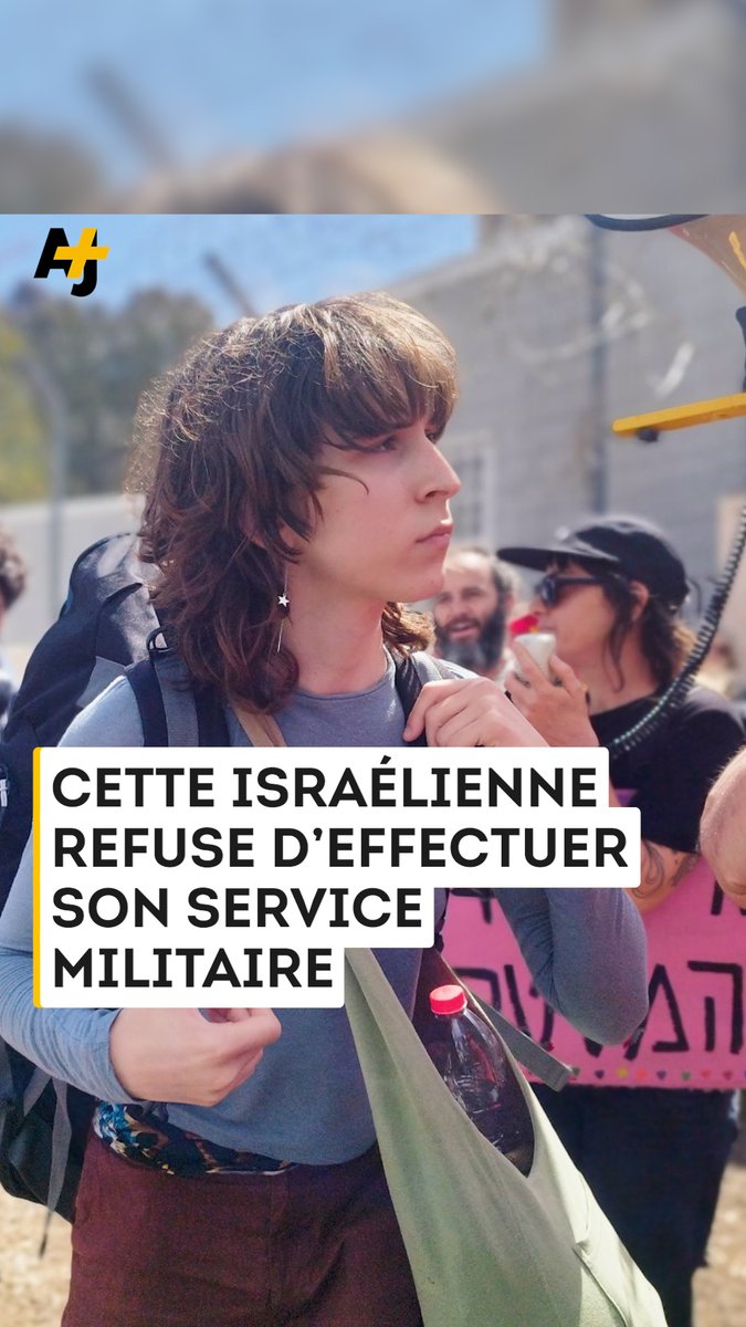 Ella, objectrice de conscience, est en prison car elle a refusé publiquement d’effectuer son service militaire en Israël. Avant sa détention, elle a expliqué son choix à AJ+ :