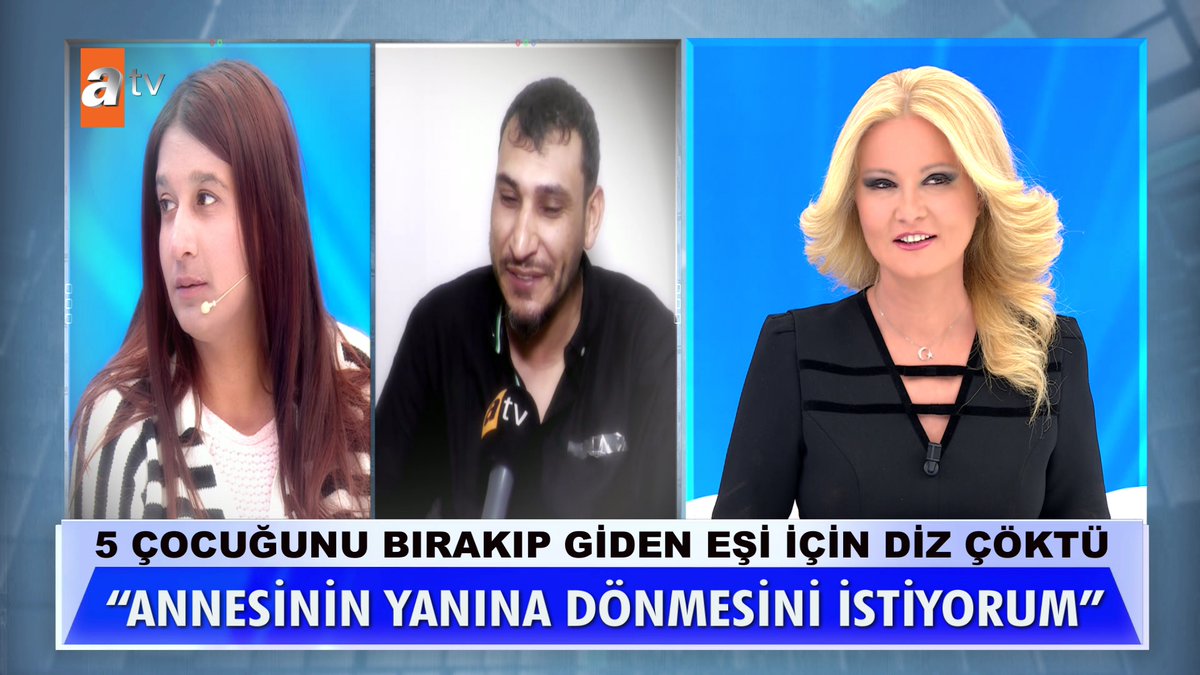 5 çocuğunu bırakıp giden eşi için diz çöktü. ''Annesinin yanına dönmesini istiyorum'' #MügeAnlıİleTatlıSert #MügeAnlı atv