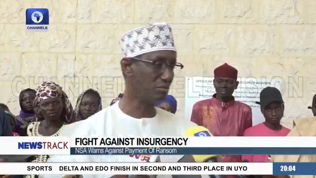 The National Security Adviser, Nuhu Ribadu, has warned families of abducted victims to stop paying ransom to bandits because it encourages kidnapping.