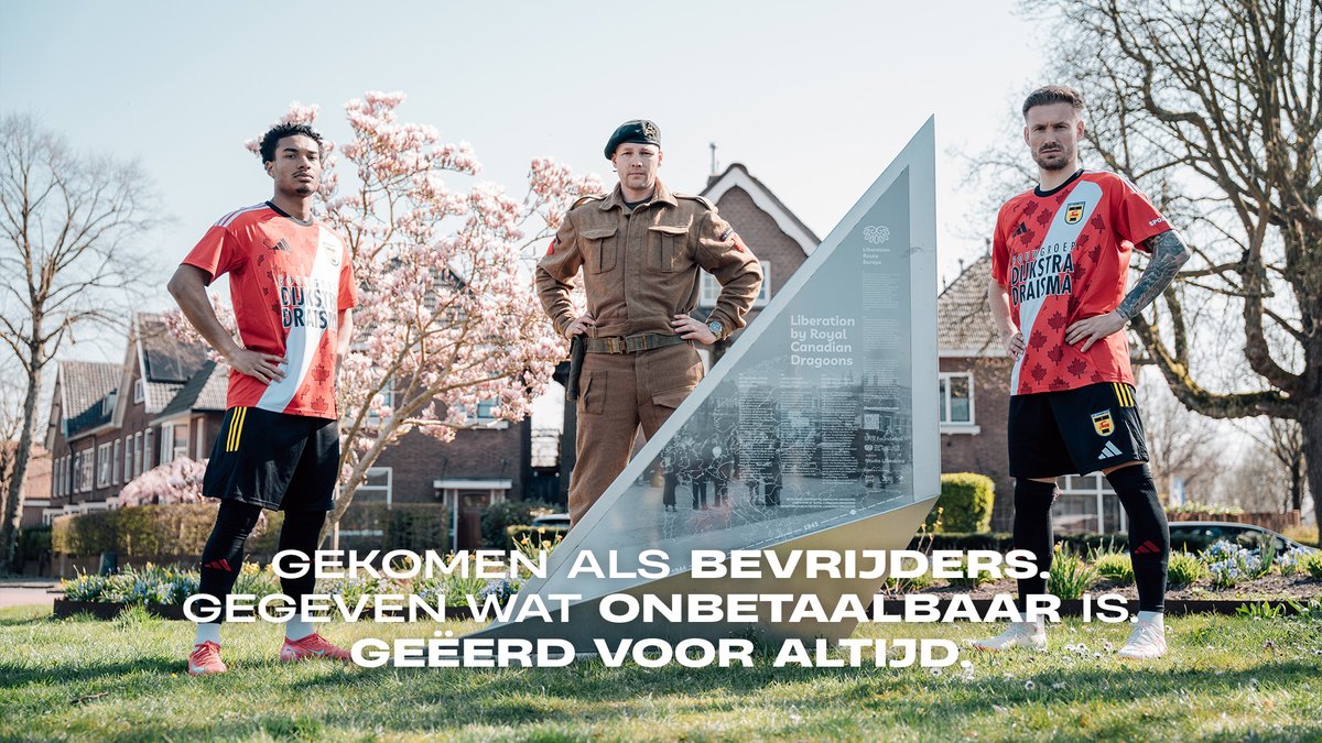 Gekomen als bevrijders. Gegeven wat onbetaalbaar is. Geëerd voor altijd.