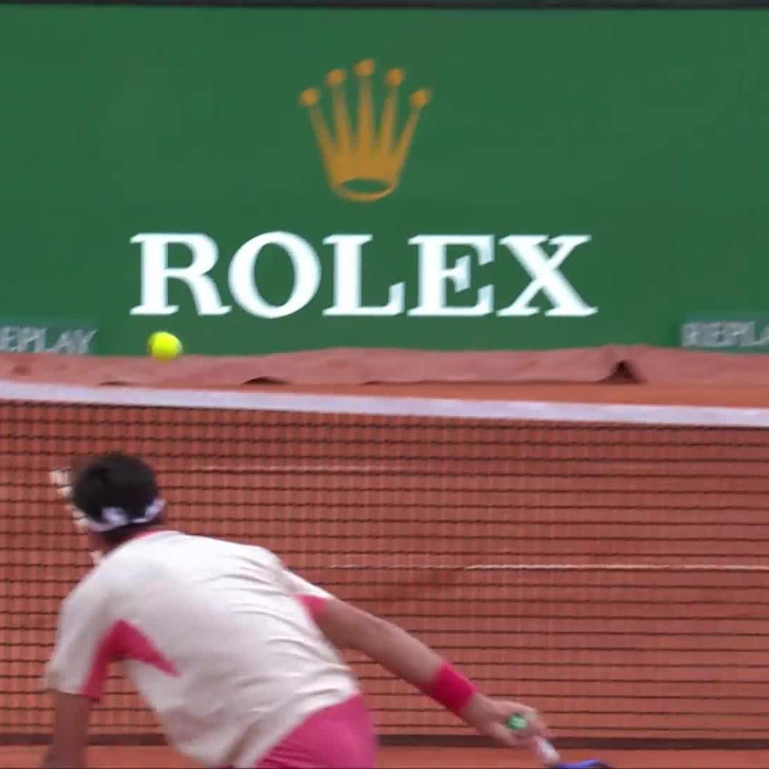 "That thing's gone sideways" 😱 Daniel Altmaier #RolexMonteCarloMasters