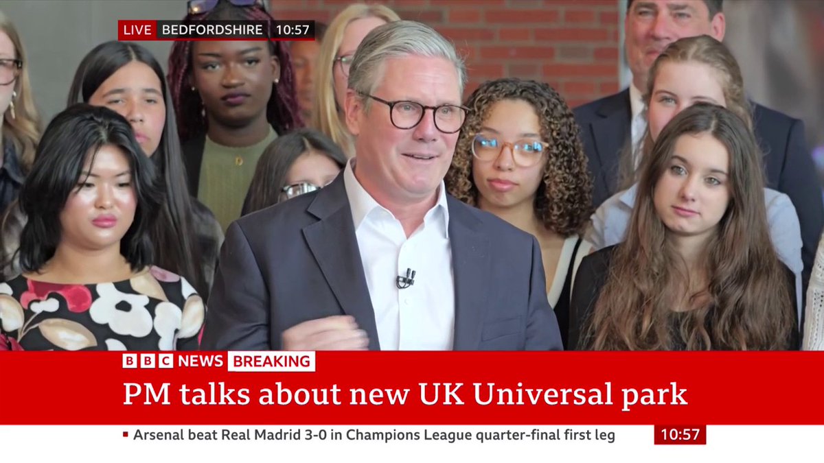 New Universal theme park in Bedford will bring "growth, jobs and of course joy to Britain", PM Keir Starmer says