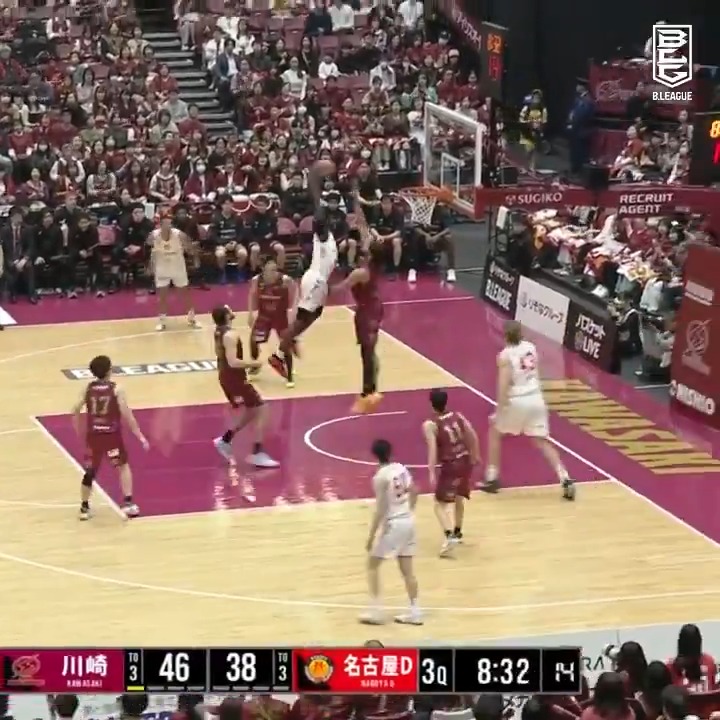 漫画でしか見たことないようなダンク🤯🤯🤯 Zylan Cheatham 名古屋ダイヤモンドドルフィンズ 公式 #Bリーグ #りそなグループ