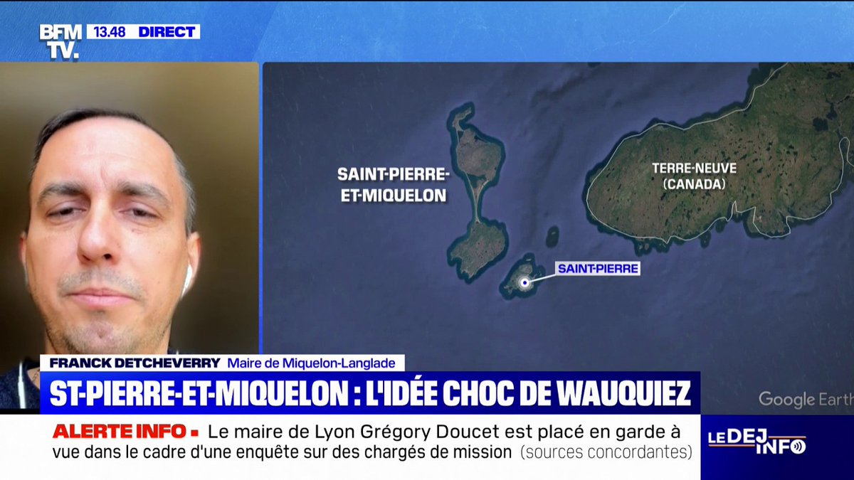 💬 "J'espère qu'il nous présentera ses excuses" Le maire de Miquelon-Langlade affirme être "choqué et scandalisé" des propos de Laurent Wauquiez
