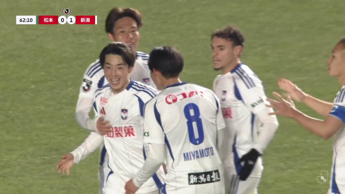 #奥村仁 が敵陣を切り裂いた⚡️ 🎦 ゴール動画 🏆 ＪリーグYBCルヴァンカップ 第2回戦 🆚 松本vs新潟 🔢 0-2 ⌚️ 63分 ⚽️ 奥村 仁（新潟) #ルヴァンカップ