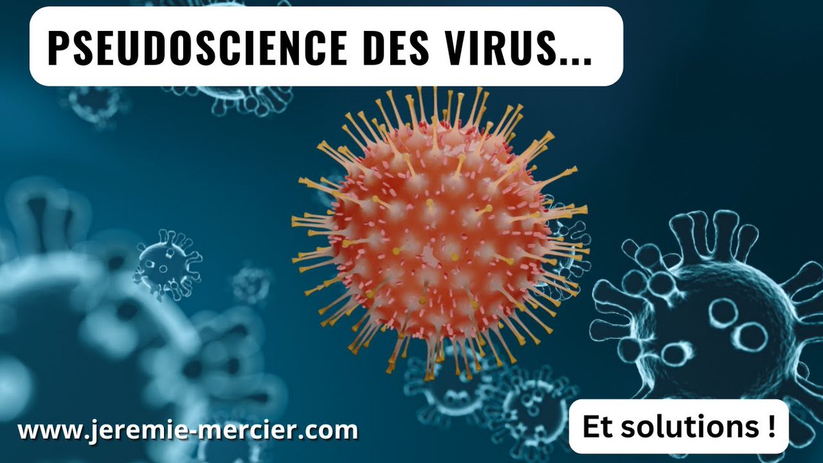 Pseudoscience des virus... et solutions ! • Excellente vidéo de Pierre Chaillot sur l'escroquerie viraliste : 📷 • Ne croyez plus aux pandémies ! • Ma vidéo avec Marie Billi sur le chlorure de magnésium (et son application pour le chikungunya) : 📷 • Les vertus insoupçonnées du chlorure ... • Mon livre 📕 "Quand les masques tombent" désormais disponible : ► • Club Privé Santé du mois sur l'ozonothérapie : ► • Les anciens dossiers du Club Privé Santé : ► • Inscrivez-vous à ma newsletter ici : ► et à mon canal Telegram ►