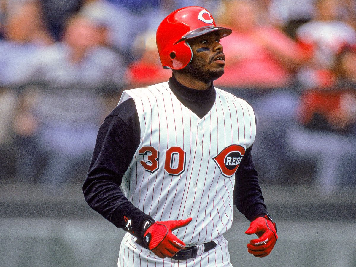 April 9, 2000: Junior blasts his first of 210 career homers with the Reds. #RedsVault