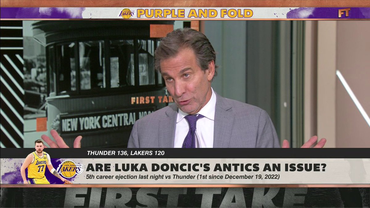 "As a fan, [Luka] is impossible to root for." 😳 Chris Mad Dog Russo has had enough of Luka Doncic "moaning and groaning" at the referees after his ejection in Lakers-Thunder.