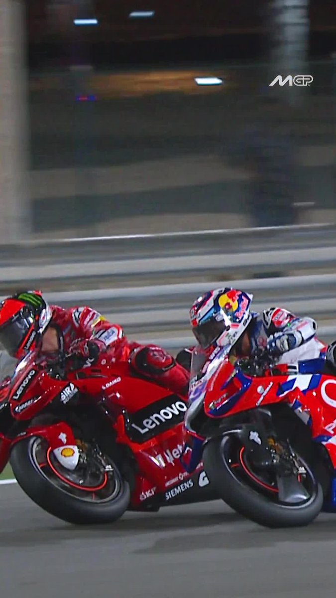 Throwback to this Ducati Disaster ๐ซฃ The desert is never short of drama ๐ฑ #QatarGP ๐ถ๐ฆ