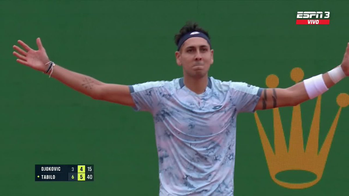 ¡TABILO ELIMINÓ A DJOKOVIC DEL M1000 DE #MONTECARLO! 🇨🇱🤯