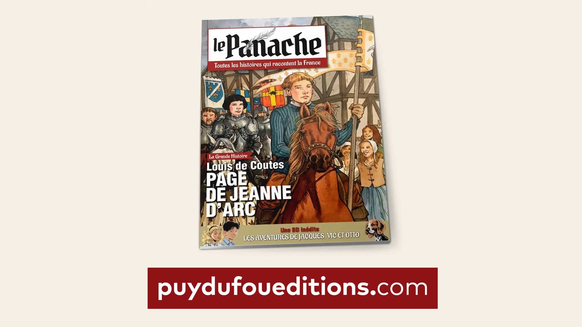 🎙Bientôt, les Français brandiront Le Panache ! Le magazine du roman national sort enfin ! Chacun peut s’y abonner : il est fait pour les jeunes, pour les enfants. C’est magnifique. C'est l'esprit d'élévation, de beauté, de pérennité française. C'est tout le légendaire français, la mémoire vivante du dépôt millénaire. Dans l’esprit des apologues que vous écoutez chaque vendredi, avec attention, tendresse et délicatesse. Voilà Le Panache ! 📚En savoir plus :