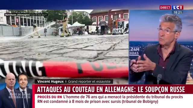 ▶️#Guerrehybride - Attaques en Allemagne : et si c’était la Russie ? : “Je pense que c’est une hypothèse. On est dans le registre du faisceau d’indices convergents et de la suspicion légitime.” Hugeux Vincent #24hPujadas #LCI #La26 ⤵️