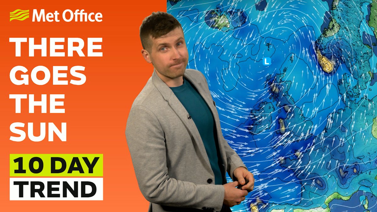 After a prolonged dry and settled spell the weather is going to turn wetter through the weekend and into next week Find out more about this week's weather and a look towards the Easter weekend in our 10 Day Trend 👇