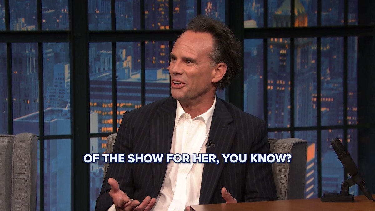 Walton Goggins found a creative way to preview the #WhiteLotus finale to his wife before it aired.