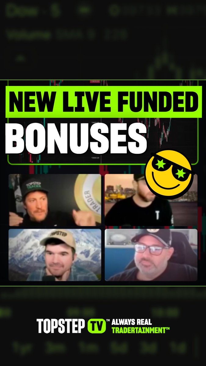 🚨 HUGE NEWS 🚨 Topstep's rolling out a Performance Bonus for Live Funded Traders! 🎉 You’re getting rewarded on top of your payouts. This is next-level. Trade like a pro, get paid like one. 💰 #Topstep #PerformanceBonus #LiveFunded #FuturesTrading