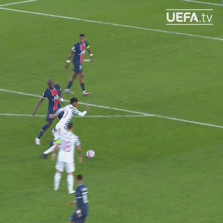 Rashford precision vs Paris, 2020 🎯 #UCL