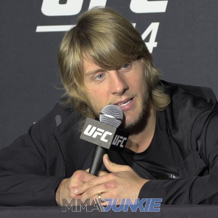 Paddy Pimblett pleads his #UFC314 referee to look out for "dirty bastard" Michael Chandler's cheating. "I hope I've got a good ref with (Marc) Goddard or (Jason) Herzog."