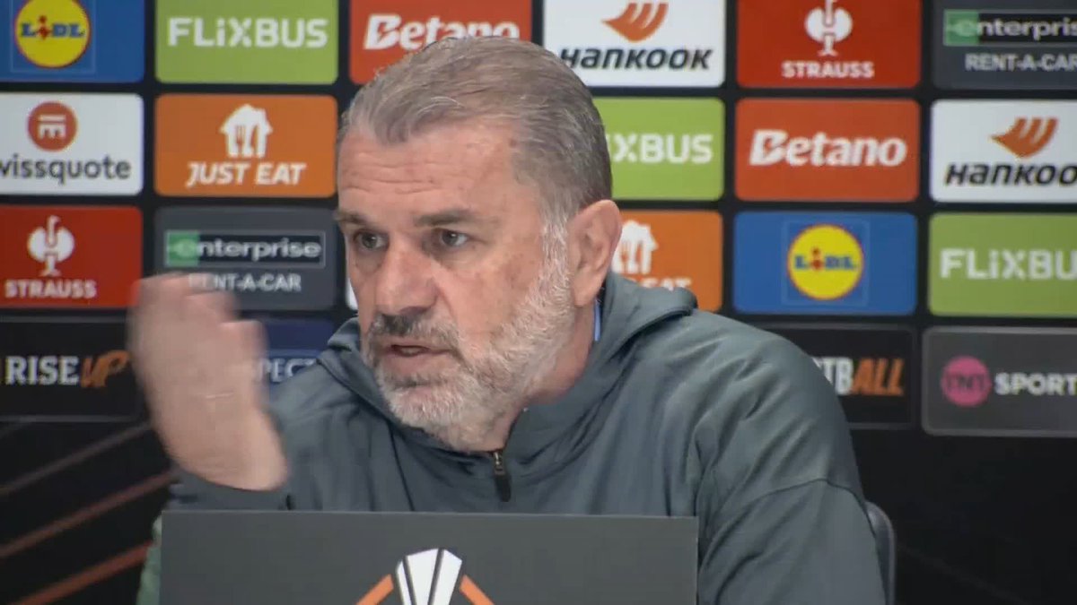 🚨Ange Postecoglou has accepted that Spurs fans want him ‘gone’ even if he did win the Europa League: 🗣️"Even if we win [the Europa League], I’m gone anyway, that’s just the general sentiment.” 📺[Sky Sports Football] #THFC | #COYS | #TOTTENHAM | #SPURS | #UEL