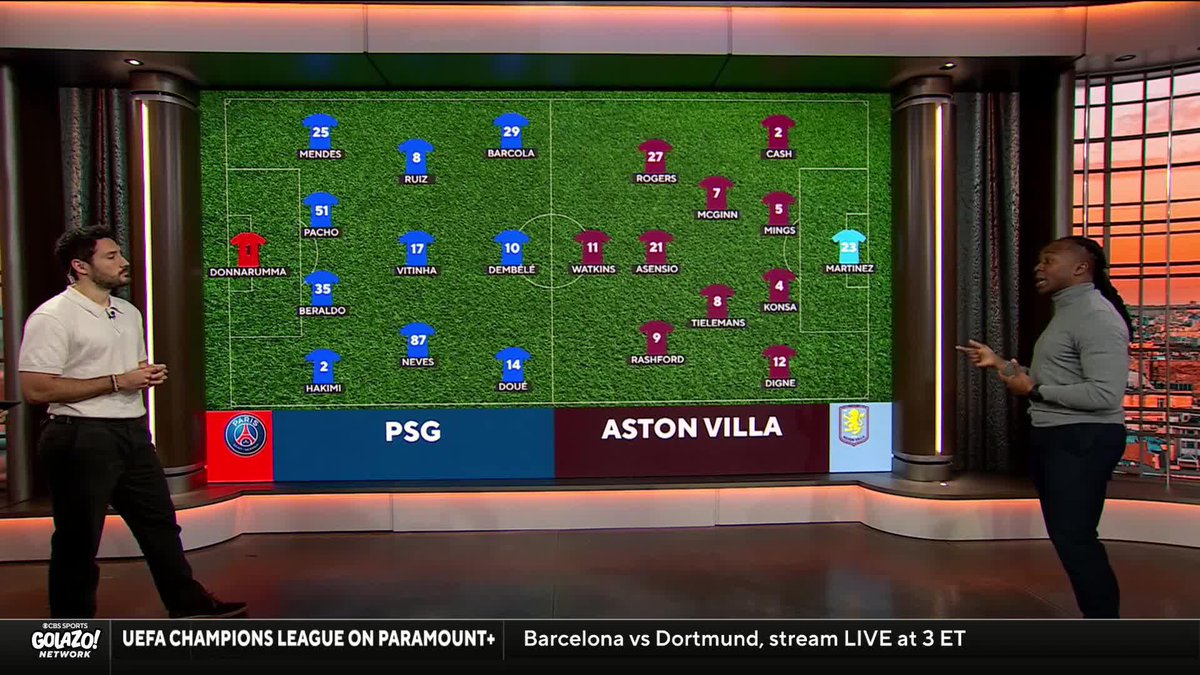 Could we see an upset of PSG by Aston Villa? 😲 Nicole Holliday, Nico Cantor &amp; Michael Lahoud preview a potential #UCL BANGER in Paris 🔥