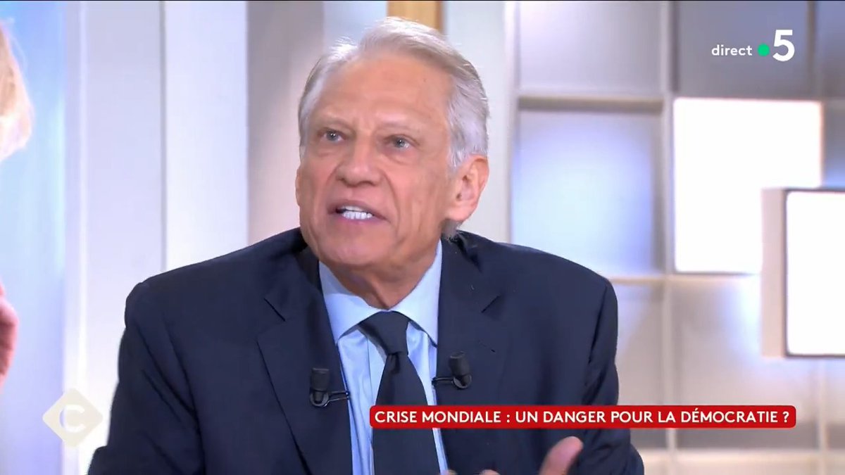 “Le ministre de l’intérieur, il est là pour résoudre les problèmes des Français. Or le problème est qu’on se demande qui est le PM et qui est le candidat à la présidence des LR. Il y a dualité qui pose problème.” Dominique de Villepin s’exprime sur Bruno Retailleau dans #CàVous