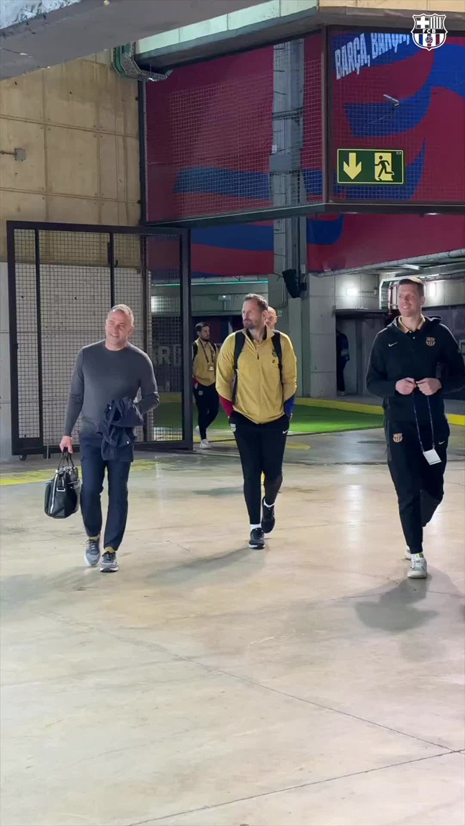 Movie trailer entrance 🎥 #BarçaBVB UEFA Champions League