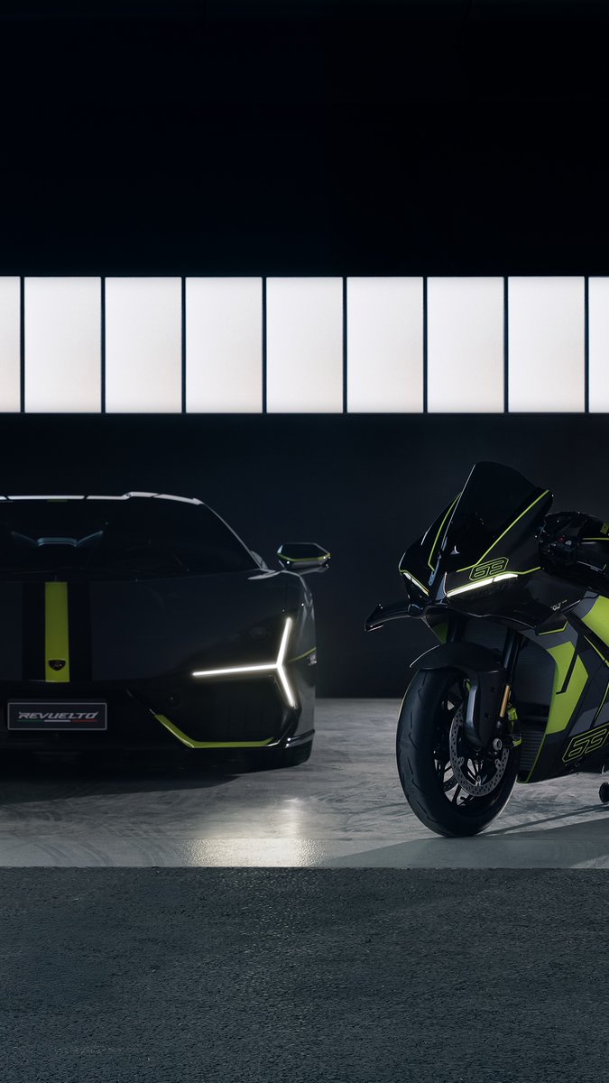 Presenting the new Ducati Panigale V4 Lamborghini. Ducati and Lamborghini together again in the Art of Unexpected. Discover the details here: #Ducati #Panigale #Lamborghini #Revuelto #TheArtOfUnexpected